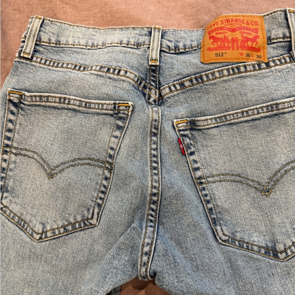 Levi's Light Blue Slim Straight Jeans